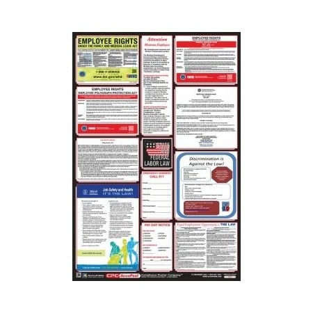 Accuform OSHA SAFETY POSTER COMBO STATE, PPG300MT PPG300MT
